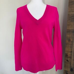 Aqua Cashmere 100% Cashmere V-Neck Sweater